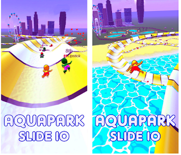 Aquapark.io slide water 1.9 APK + Mod (Unlimited money) untuk android