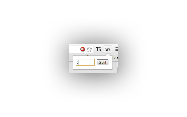 Window Splitter chrome extension