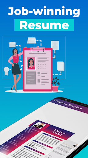 Screenshot Resume Builder CV Maker App
