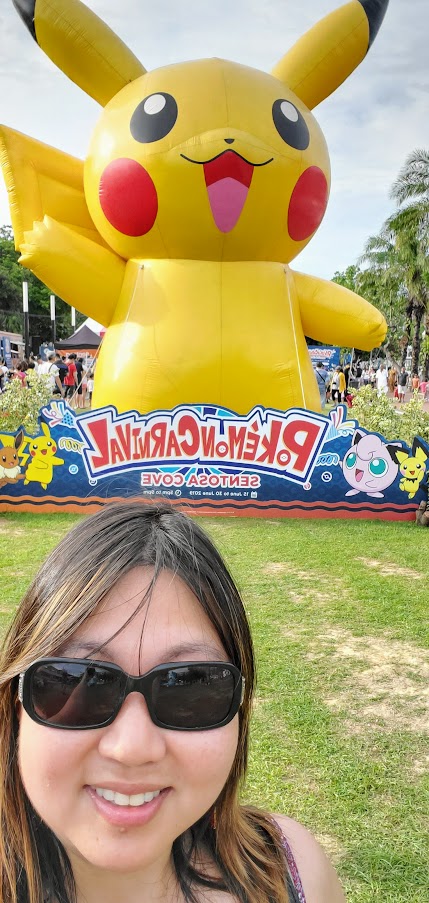 Things to do in Singapore: Visit Sentosa Island, with its many attractions - during my visit there was a Pokemon Carnival