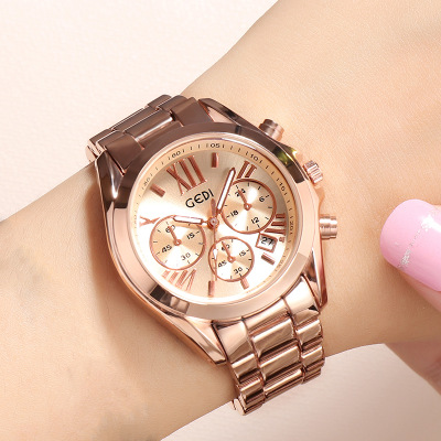 Rose gold white