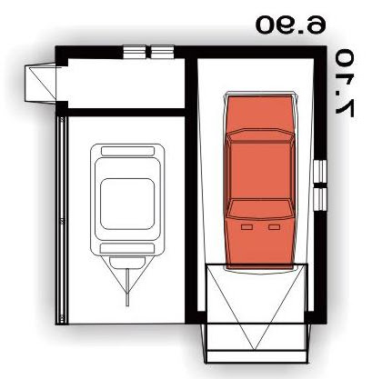 BR-069 - Rzut garażu