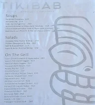 Tiki Bab menu 1