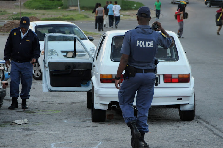 File picture of a previous gang shooting in the same area