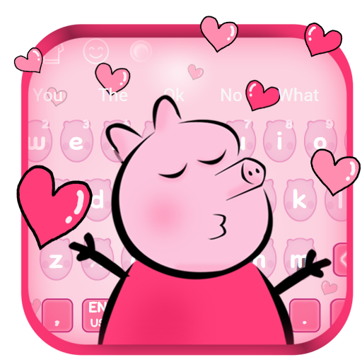 Pink Piggy Oink Keyboard