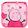 Clavier Piggy Oink Rose icon