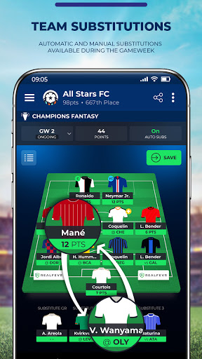 Screenshot RealFevr - Fantasy Sports