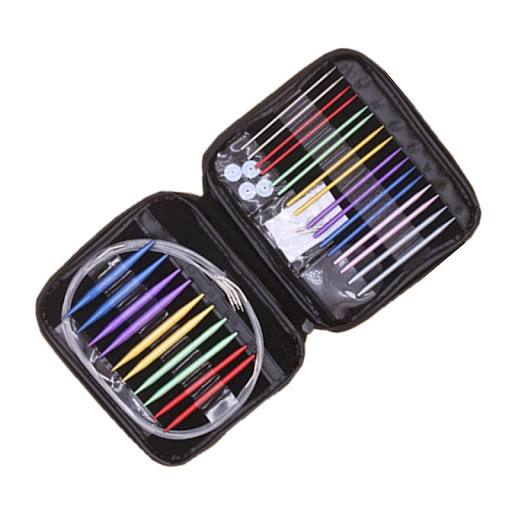 Title 5, Detachable Ring Needle Knitting Tool Sleeve ena...