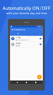  ‪Simple WiFi Timer - WiFi/Bluetooth Auto Scheduler‬‏- صورة مصغَّرة للقطة شاشة  