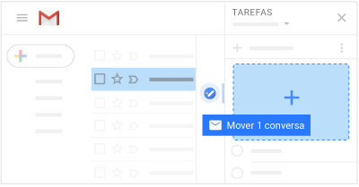 Mover uma conversa para criar uma tarefa
