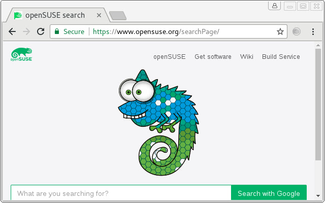 openSUSE User Agent chrome extension