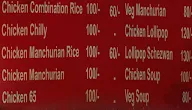 Hotel Triveni menu 1