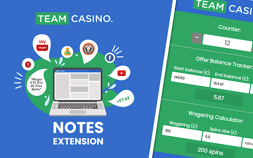 Team Casino Notes