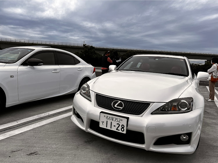 IS Fの車が好きな人と繋がりたい・湾岸長島ＰＡ・オフ会・レクサス・10月もよろしくお願いしますに関するカスタム事例の投稿画像1枚目