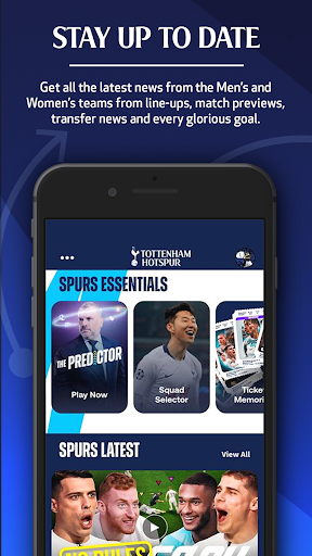 Screenshot Official Spurs + Stadium App