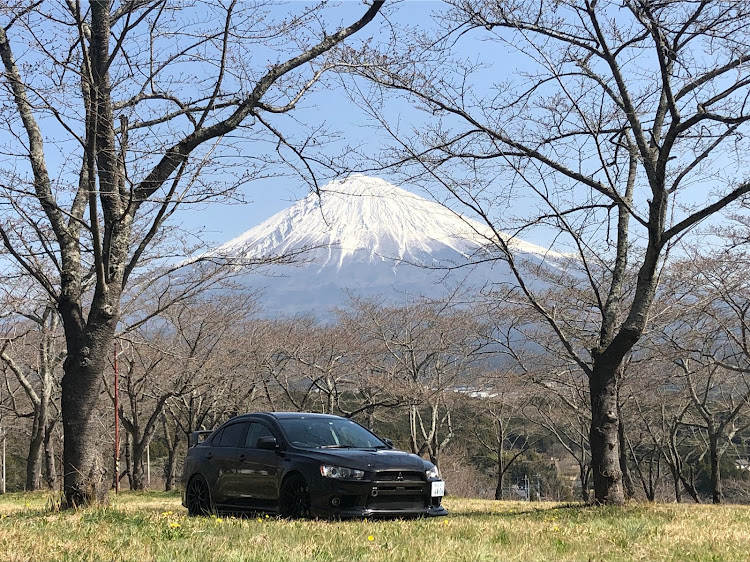 ランサーエボリューションのドライブスポット・朝霧高原・富士山と愛車に関するカスタム事例の投稿画像7枚目