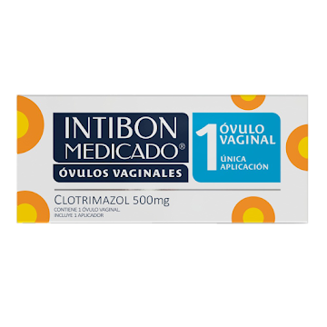 Crema Vaginal Intibon Medicado 500 mg Caja X 1 Óvulo  