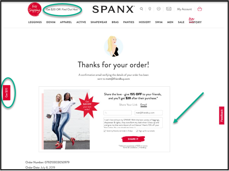 Spanx discount promo code 15% off : r/referralcodes