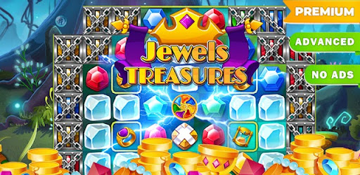 Jewels Treasures Match 3 Pro