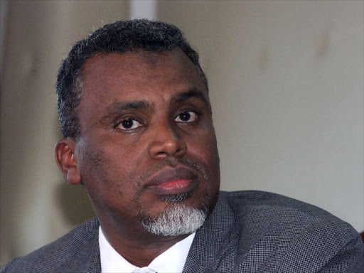 Director of Public Prosecution Noordin Haji during a press conference to name suspects in the Sh9 billion National Youth Service scandal, May 28, 2018. /EZEKIEL AMING'A