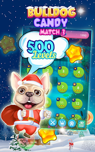 Bulldog Candy Match 3 1.7 APK + Мод (Бесконечные деньги) за Android