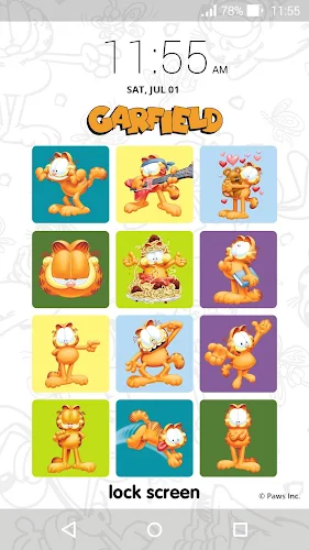 Garfield Lock Screen Latest Version For Android Download Apk