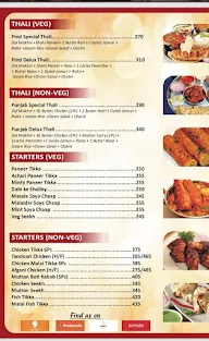 Punjab The Pind menu 2