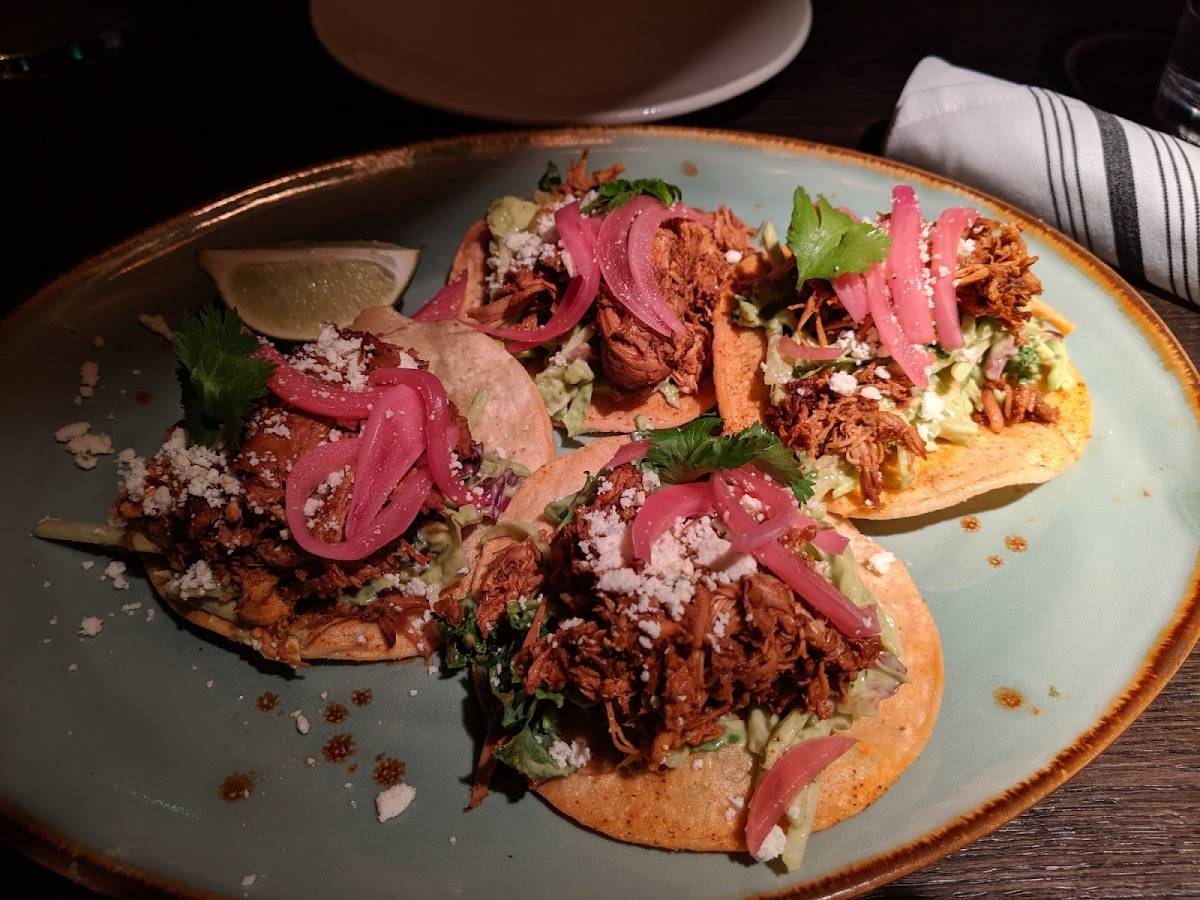 Chicken tostadas were delish!