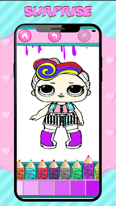 Coloring Dolls Surpriseのおすすめ画像2