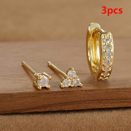 Title 19, Trendy Earrings Trinity Combination Suit. Versa...