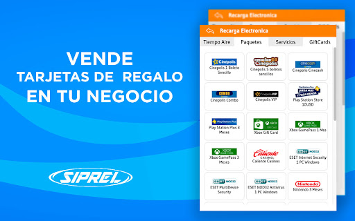 siprel.mx - Recargas Electronicas y Servicios