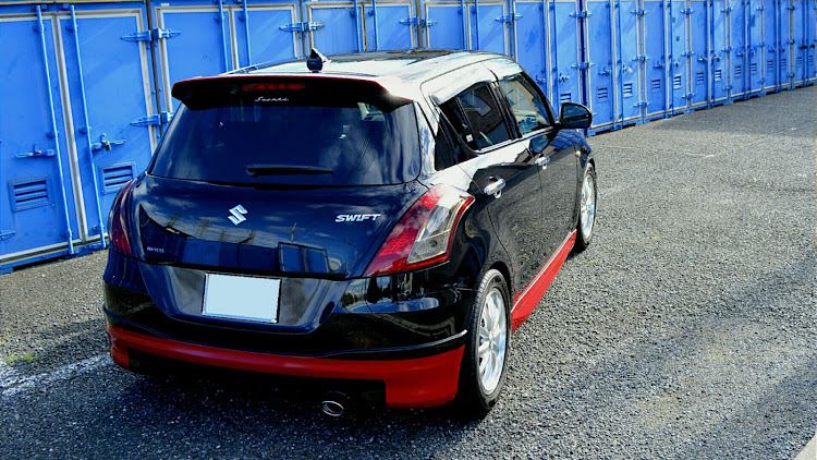スイフトの定点撮影・シッポが見えない程回しますに関するカスタム事例の投稿画像4枚目