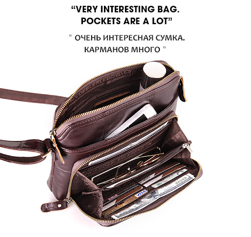 Title 7, Versatile Single Shoulder Crossbody Three Layer...