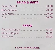 Kalpana Bar & Restaurant menu 1