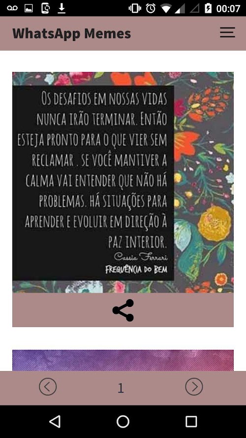 Android application Imagens para WhatsApp screenshort
