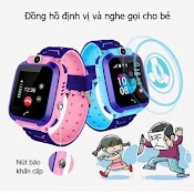 Đồng Hồ Định Vị Trẻ Em Q12 Chống Nước - Thông Minh - An Toàn Cho Bé Lắp Sim 3G 4G