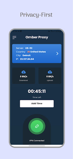 Screenshot Omber Proxy - Your Trusted VPN