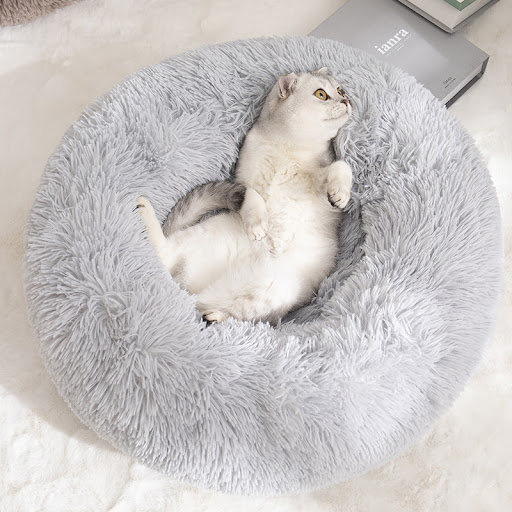 Title 3, Round cotton pet kennel winter warm sleeping be...