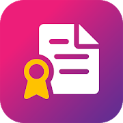 Certificate Maker & Certificate Generator App 4.9.3 Icon