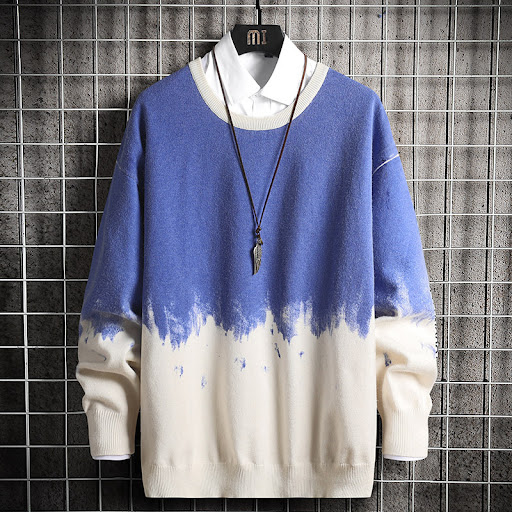 Title 7, New Mens Casual Round Neck Pullover Sweater Co...