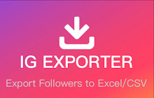 IG Follower Export tool small promo image