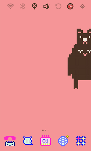 Pixel Art - Brown Bear Theme