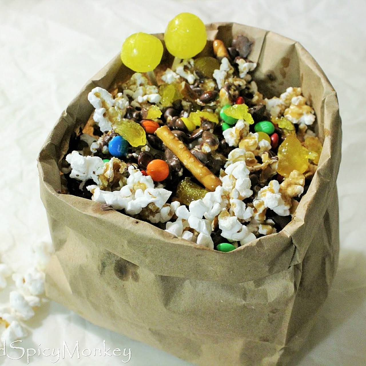 Caramel Chocolate Buttered Popcorn