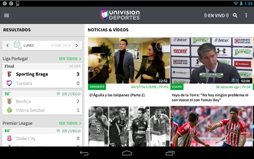 Univision Deportes: Liga MX, MLS, Fútbol En Vivo