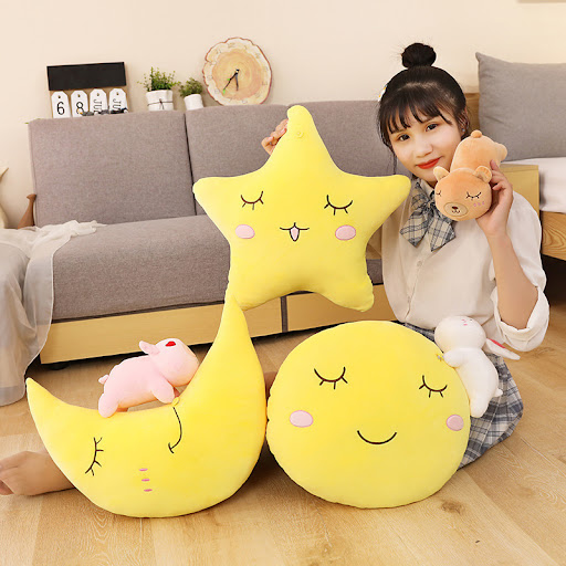 Title 1, Moon Star Pillow Cute Super Cute Plush Toy Soft...