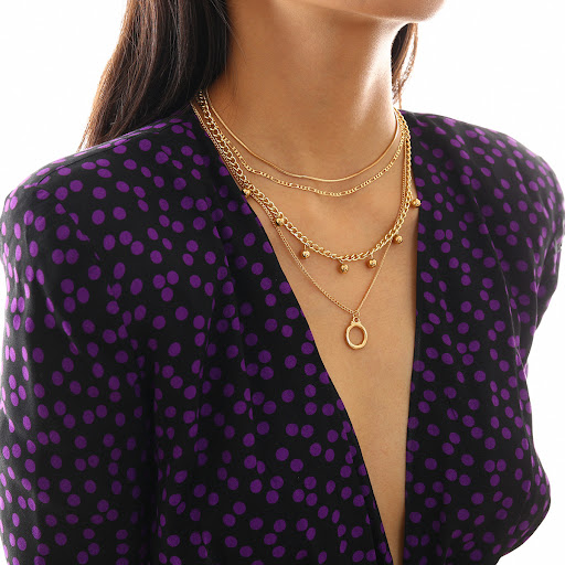 Title 1, Bohème Multi couche perle collier ras du cou pe...