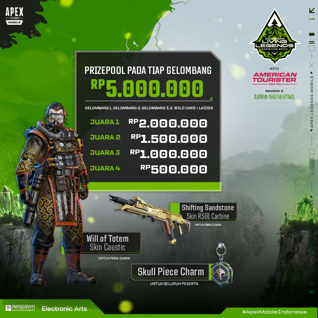 Indonesian Living Legends S3 Turnamen bergengsi Apex Legends™ Mobile