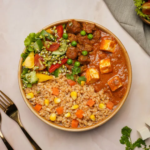 Butter Paneer & Red Rice Meal (Protein - 30g)