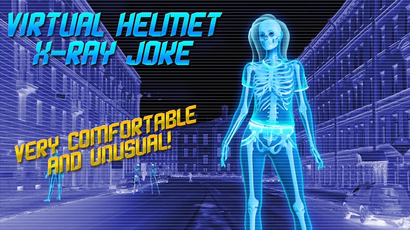 Virtual Helmet X-Ray Joke Screen 1