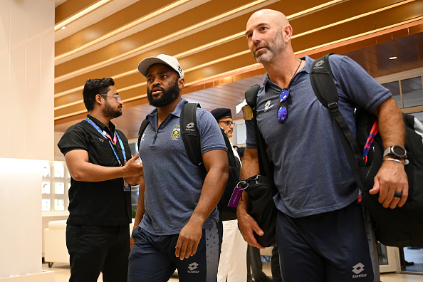 Proteas captain Temba Bavuma and coach Rob Walter.